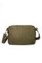 Women's Crossbody Three-Compartment Zippered Crinkle Casual Shoulder Bag Set of 2 - 8