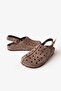 Wasta Mink Suede Leather Women's Perforated Sandals - 6