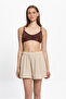 Women's 100% Cotton Short Beach Shorts with Pockets 25Pl10St