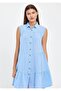 Heaven 3020 muslin layered sleeveless dress - 5