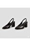 (Pine Cone) Closed Toe Thick Heeled Women's Shoes Brown