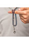 Transparent Blue Amber Kazaz Tassel Rosary - 3