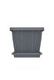 Cedargrain Square Planter with Tray 10L - 4