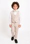 Boys' Tuxedo Suit 6 Buttons Vest with Bow Tie and Chain 4 Piece Set - 4