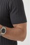 Smoked Polo Neck Knitwear T-Shirt Comfortable Fit Men's Knitwear T-Shirt 2608108 - 7