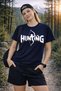 Premium Hunting2 Printed Hunter Theme Unisex Oversize Women's T-Shirt Men's T-Shirt Cotton Oversize T-Shirt - 3