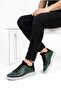 Men's Genuine Leather Orthopedic Sole Khaki Casual Shoes - 2