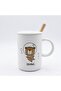 كوب الدب الغاطس مع غطاء وملعقة – أناقة ودفء في كل رشفة ☕✨ - 4