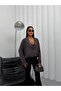 Women's Buttoned Blazer Shirt Jacket Oversized Cut Stylish Long Sleeve Modern Casual Office Top