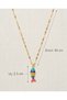 Aqumira Colorful Enamel Hanging Fish Necklace - 3