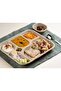Pack of 25, Sugarcane Bagasse - 5 Compartmental Disposable Plates - 2