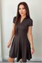 New Season Women's Short Sleeve V-Neck Short Modal Holiday Dress - 3