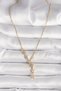 316L Steel Gold Color Chain Zircon Stone Star Model Women's Necklace - 2