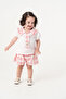 Baby Girl Summer Patterned Muslin Set - 7