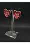 Love Themed Red Enamel Women's Steel Titanium Earrings with Heart and Butterfly Figures Summer Stylish Style New Gift Jewelry Accessory - 7