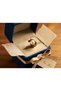 Bronze Vintage Women's Ring Authentic Margazite Worked Pearl Stripe Model Adjustable - 3