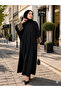 Sleeves with Diamond Pattern Sequins, Wide Cut, Long Sleeves, 40-56 Size, Ferace Dress