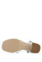 Women's Lame Heeled Shoes - 3