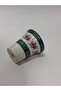 Limoges Floral Patterned Green Mini Water Glass 5.5cm - 2