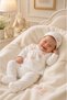 Seasonal Cotton 5-Piece Newborn Baby Girl Hospital Discharge Bodysuit Set – Seasonal Baby Set 0-3 Months - 7