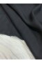 Black Viscose Fabric - Non-See-Through Flowy Material - 4