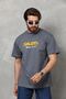 Basic Crew Neck Oversize T-Shirt - Smoked -