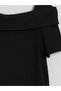 Lcw Kids Kayık Collar Ribbed Girls' T-Shirt - 3
