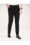 Slim Fit Bel Detailed Trousers Black T20039-01 - 3