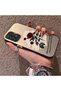 Samsung Galaxy A52/A52S Compatible Retro Red Rose Printed Shock Protective Hard Case - 2