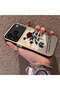 حافظة صلبة واقية من الصدمات مطبوعة باللون الأحمر الوردي المتوافق مع هاتف iPhone 17 Pro - 2