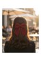 Set of 3 Burgundy Chiffon Bow Automatic Clip Hairpins - Ribbon Hair Accessory with Different Color Options - 2