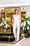 Women's Satin Lace 6-Piece Dowry Nightgown, Dressing Gown, Pajama Set S260 - 4