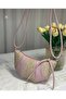 Croissant Style Straw Bag Hand and Shoulder Bag - 3