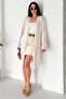 Women's Openwork Oversize Long Knitwear Cardigan - 4