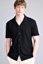 Modern Fit Polo Collar Combed Cotton Short Sleeve Shirt C4125Ax24Sm
