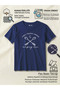 Camping Crew Printed Unisex 100% Cotton Navy Blue Outdoor T-Shirt - 5