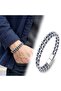 100% Natural Hematite Stone Men's Bracelet - Velvet Gift Boxed - Premium Quality
