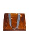 R&M Promotional Waterproof Transparent Pvc Women's Beach and Shoulder Bag - Caramel (Gray Handle) - 2