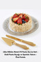 Luxury Cast Metal 2-Piece Cake Serving Set - Cake Knife and Spatula Set - Special Boxed - 4