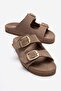 Valierra Men's Genuine Leather Slippers Mink Suede - 2