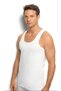 Men's White Cotton Ribbed Rambo Sports Athlete Undershirt 3-Piece Set - 2
