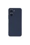 Ilkeshop New Vivo Y16 Case Nano Inside Velvet Silicone (231214) - Navy Blue