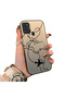 Samsung Galaxy A21S Compatible Travel-Themed Map Airplane Printed Shockproof Hard Case