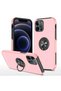 Ilkeshop New iPhone 12 Pro Max Case Elite Ring Cover (103032) - Pink