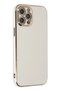 Ilkeshop New iPhone 12 Pro Max Case Volet Silicone (105122) - White