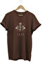 Göktürkçe Turkish Written and Double Bozkurt Printed Special Design T-Shirt