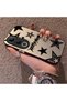 Vivo V50 Lite 4G/5G Compatible Unbreakable Silicone Cute Star Patterned Printed Cover Shock Absorbing Protection - 2