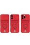 Ilkeshop New iPhone 16 Case Zuma Silicone with Business Card Holder and Ring (10319) - Pink - 3