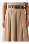 Beli Belted Poplin Pleated Skirt - 3