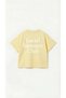 Girl's Crop Yellow T-Shirt - 2